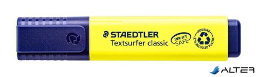 Szövegkiemelő, 1-5 mm, STAEDTLER "Textsurfer Classic 364", sárga