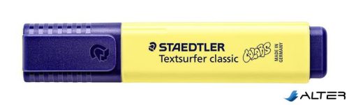 Szövegkiemelő, 1-5 mm, STAEDTLER 'Textsurfer Classic Pastel 364 C', sárga