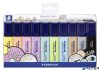 Szövegkiemelő készlet, 1-5 mm, STAEDTLER "Textsurfer Classic Pastel 364 C", 10 különböző szín