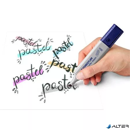 Szövegkiemelő készlet, 1-5 mm, STAEDTLER 'Textsurfer Classic Pastel 364 C', 10 különböző szín
