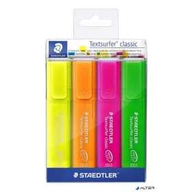   Szövegkiemelő készlet, 1-5 mm, STAEDTLER "Classic 364", 4 különböző szín