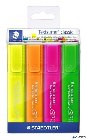 Szövegkiemelő készlet, 1-5 mm, STAEDTLER "Classic 364", 4 különböző szín