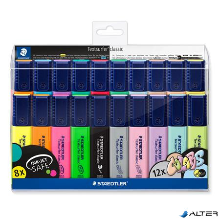 Szövegkiemelő készlet, 1-5 mm, STAEDTLER "Textsurfer Classic 364 WP20", 20 különböző szín