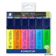 Szövegkiemelő készlet, 1-5 mm, STAEDTLER "Textsurfer Classic 364", 6 különböző szín