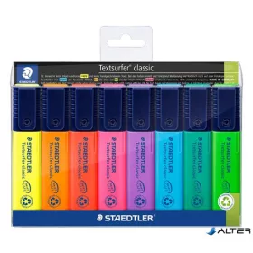   Szövegkiemelő készlet, 1-5 mm, STAEDTLER "Textsurfer Classic 364", 8 különböző szín