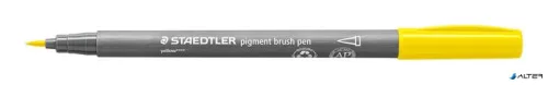 Ecsetirón készlet, STAEDTLER "Pigment brush 371", 12 különböző alapszín