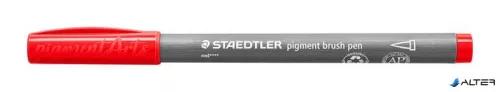 Ecsetirón készlet, STAEDTLER "Pigment brush 371", 12 különböző alapszín