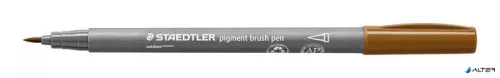 Ecsetirón készlet, STAEDTLER "Pigment brush 371", 12 különböző természeti szín