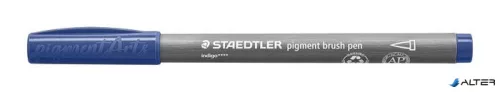 Ecsetirón készlet, STAEDTLER "Pigment brush 371", 12 különböző természeti szín
