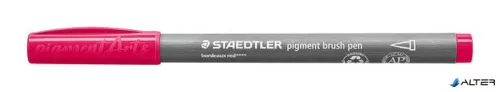 Ecsetirón készlet, STAEDTLER "Pigment brush 371", 12 különböző természeti szín