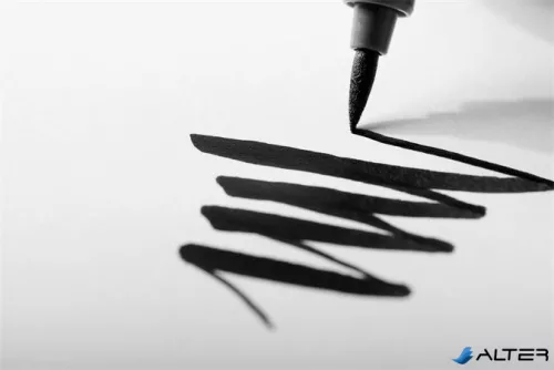 Ecsetirón készlet, STAEDTLER 'Pigment 372', 6 különböző fekete és szürke árnyalat