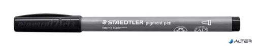 Filctoll, 1 mm, kúpos, 2 db, STAEDTLER® "Pigment pen 376", intenzív fekete