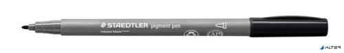 Filctoll, 1 mm, kúpos, 2 db, STAEDTLER® "Pigment pen 376", intenzív fekete