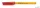 Golyóstoll, 0,3 mm, kupakos, STAEDTLER "Stick 430 F", piros