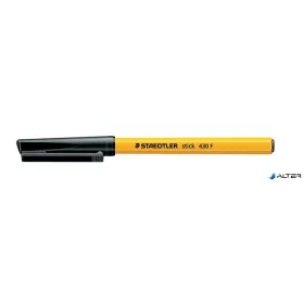   Golyóstoll, 0,3 mm, kupakos, STAEDTLER 'Stick 430 F', fekete