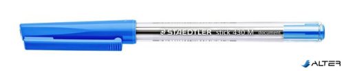 Golyóstoll, 0,5 mm, kupakos, STAEDTLER "Stick 430 M", kék
