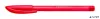 Golyóstoll, 0,3 mm, kupakos, STAEDTLER 'Ball 432', piros