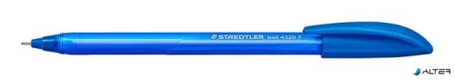 Golyóstoll, 0,3 mm, kupakos, STAEDTLER 'Ball 432', kék