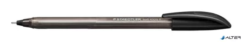 Golyóstoll, 0,3 mm, kupakos, STAEDTLER 'Ball 432', fekete