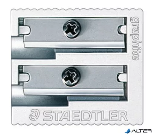 Hegyező, kétlyukú, fém, STAEDTLER "510 20"