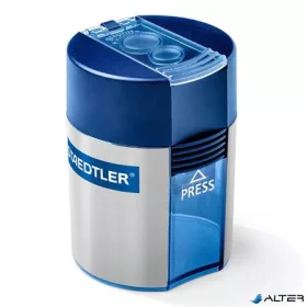   Hegyező, kétlyukú, tartályos, STAEDTLER "512", kék