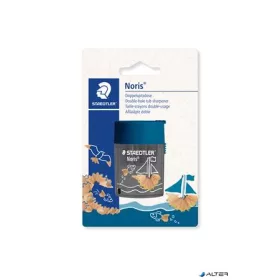   Hegyező, kétlyukú, tartályos, STAEDTLER '512', óceán