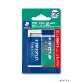   Radír, STAEDTLER "Mars® Plastic 526 , 125 years", kék-zöld