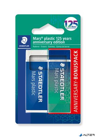 Radír, STAEDTLER "Mars® Plastic 526 , 125 years", kék-zöld