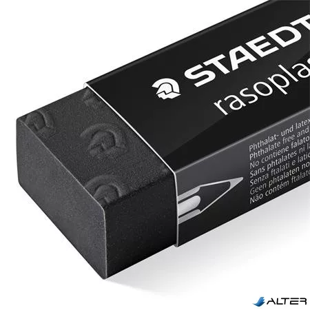 Radír, STAEDTLER "Rasoplast B20", fekete