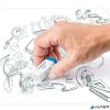 Radír, kombinált, STAEDTLER "Rasoplast Combi 526 BT"