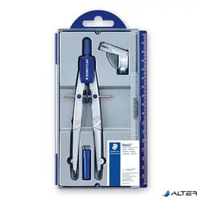   Körző készlet, precíziós, 3 darabos, STAEDTLER "Noris 550 01/02"