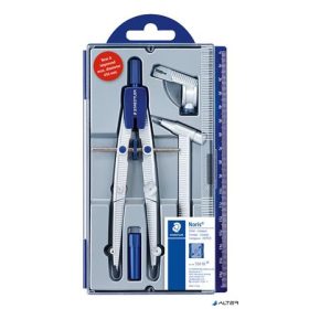   Körző készlet, precíziós, 4 darabos, STAEDTLER 'Noris 550 02'
