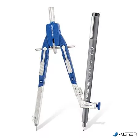 Körző készlet, precíziós, 3 darabos, STAEDTLER 'Mars® comfort 552'