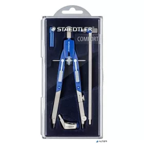   Körző készlet, precíziós, 4 darabos, STAEDTLER "Mars® comfort 552"
