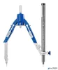 Körző készlet, precíziós, 4 darabos, STAEDTLER "Mars® comfort 552"