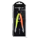 Körző készlet, precíziós, 2 darabos, STAEDTLER "Mars Comfort 556", neon sárga/narancs