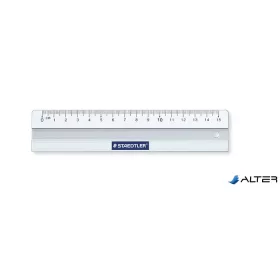Vonalzó, alumínium, 15 cm, STAEDTLER 'Mars 563'