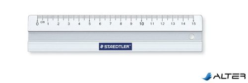 Vonalzó, alumínium, 15 cm, STAEDTLER "Mars 563"