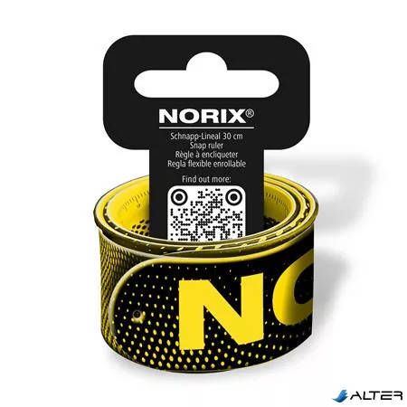 Vonalzó, rugalmas, csuklóra pattintható, 30 cm, STAEDTLER, 'Norix® 565'