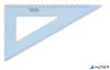 Háromszög vonalzó, műanyag, 60°, 25 cm, STAEDTLER 'Mars 567', átlátszó kék