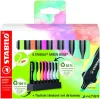 Szövegkiemelő készlet, 2-5 mm, STABILO "Green Boss Pastel", 8 db-os asztali készlet