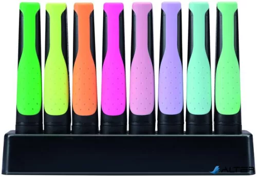 Szövegkiemelő készlet, 2-5 mm, STABILO "Green Boss Pastel", 8 db-os asztali készlet