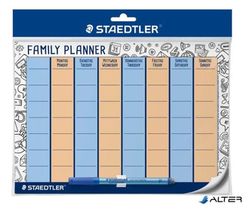Családi tervező, törölhető, STAEDTLER 'Lumocolor® 641 FP'
