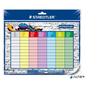   Órarend, törölhető, öntapadós, STAEDTLER "641 SP2"