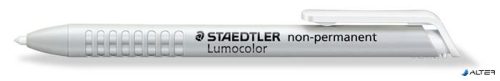 Jelölőkréta adagoló, mindenre író, lemosható (omnichrom), STAEDTLER 'Lumocolor 768', fehér