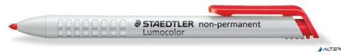 Jelölőkréta adagoló, mindenre író, lemosható (omnichrom), STAEDTLER 'Lumocolor 768', piros