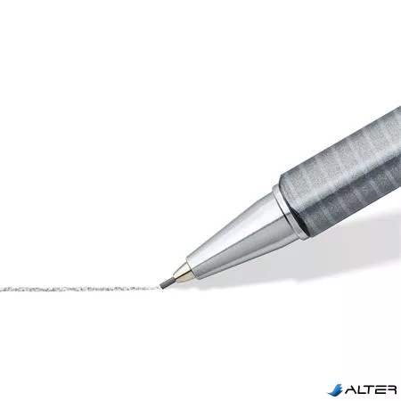Nyomósirón, 0,7 mm, STAEDTLER "Triplus Micro 774", szürke