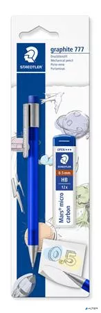 Nyomósirón és grafitbél, 0,5 mm, STAEDTLER 'Graphite 777', vegyes színek