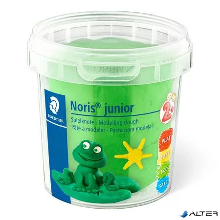 Modellező gyurma készlet, STAEDTLER 'Noris® junior 813', 4 különböző neon szín