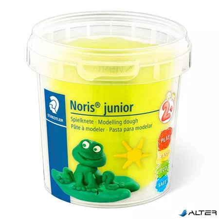 Modellező gyurma készlet, STAEDTLER 'Noris® junior 813', 4 különböző neon szín